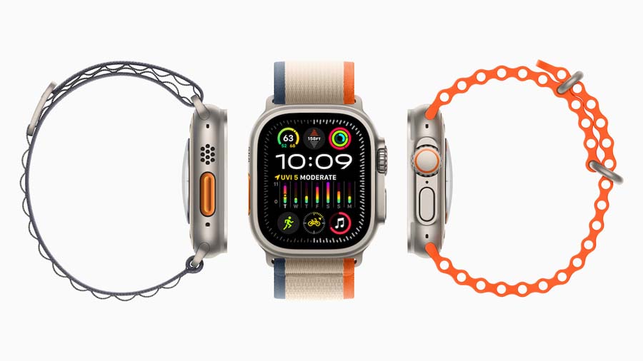 AppleWatch8 (GPSモデル) 41mmブラックNikeスポーツバンド - スマホ 