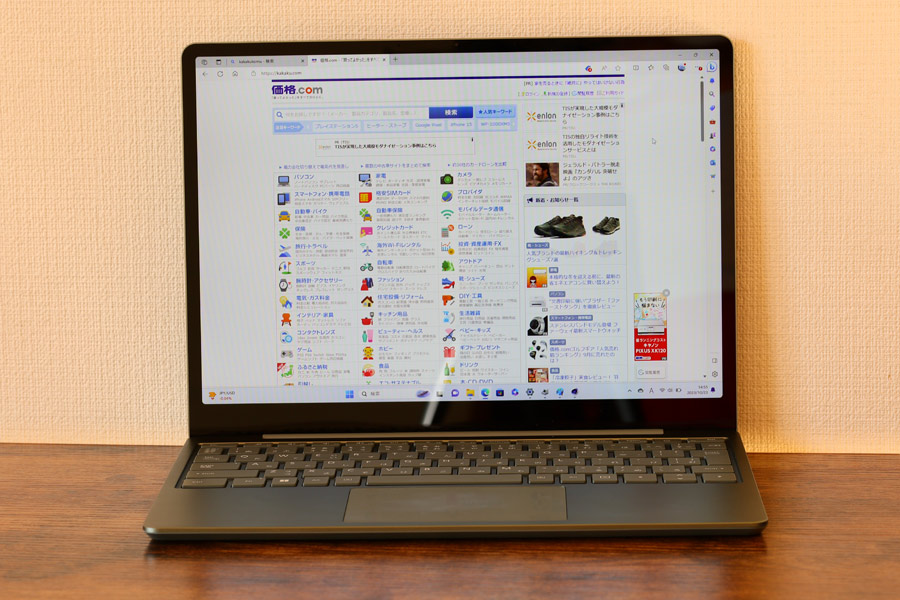 12.4型小型ノートPC「Surface Laptop Go 3」レビュー、価格は少し高く 
