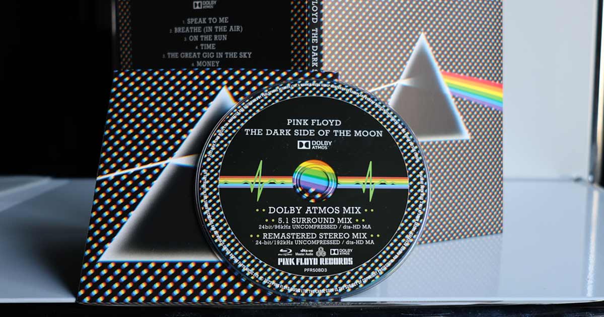 「The Dark Side of the Moon」のブルーレイオーディオが単品で販売されている！