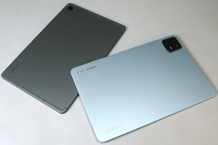 Xiaomi Pad 6」対「Galaxy Tab S9 FE」！ 最新の高コスパ