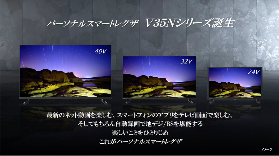 ネット動画全フリ”の小型レグザが新エンジン搭載＆機能拡充で進化 ...