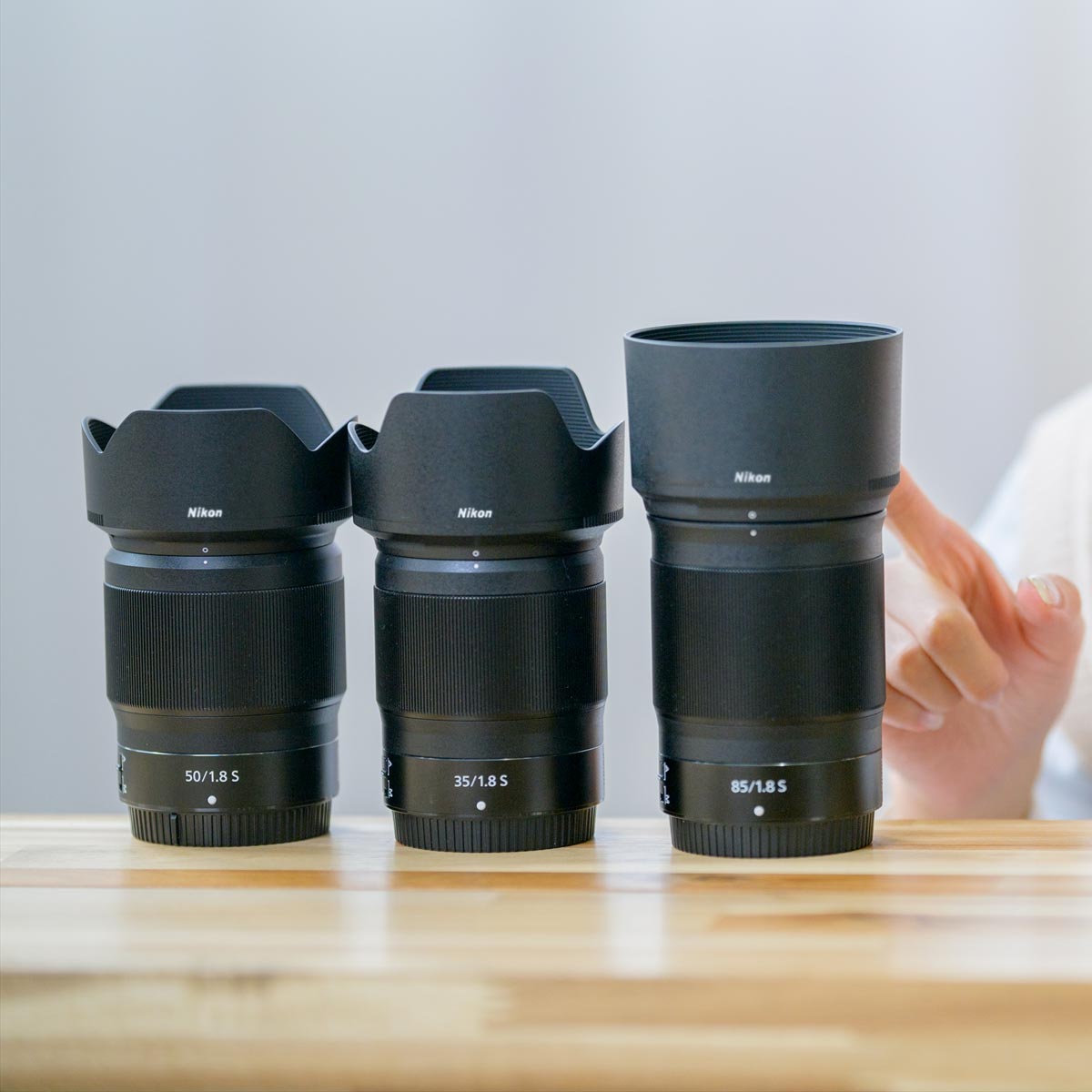 �ʐ^�Ƃ����uNIKKOR Z�����Y�v�J��F1.8�V���[�Y3�{�̖���