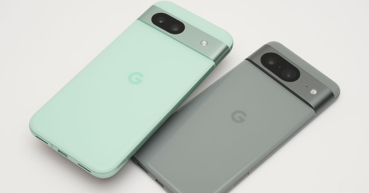 Google「Pixel 8a」「Pixel 8」比較！ 価格差約4万円の違いはあるか？