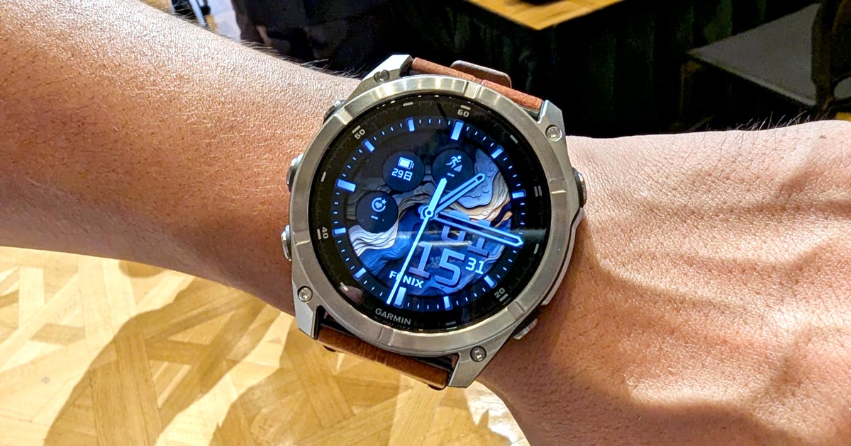 ガーミンから“超”ロングバッテリーの「fenix 8」シリーズが登場