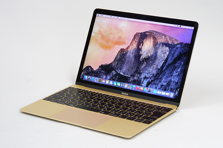 MACBOOK   Retina   12インチ　ゴールド   重量920 g