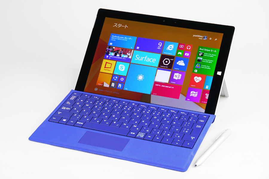 Surface 3 128GB LTE アンド キーボード-