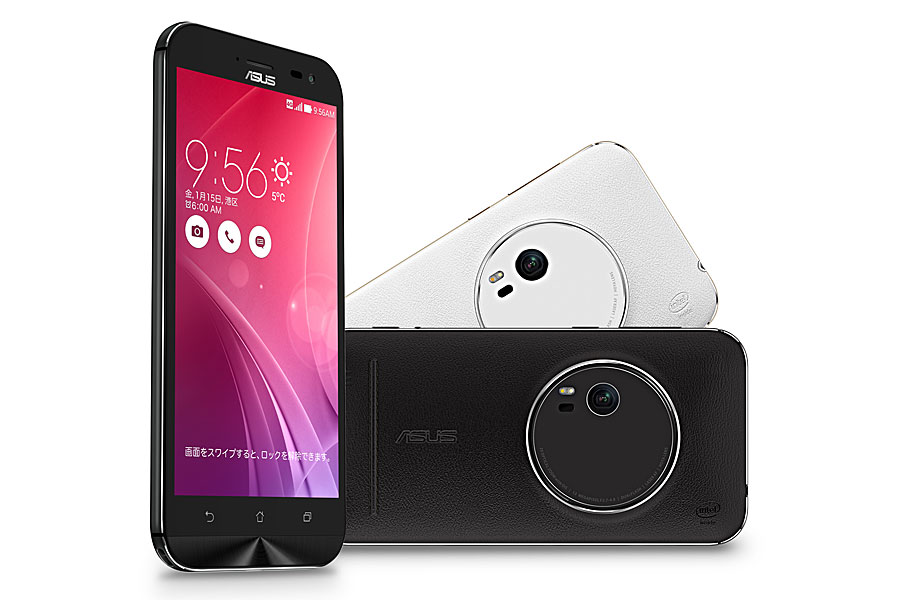 光学3倍ズームの5型スマホ「ZenFone Zoom」や、13.5型ノートPC