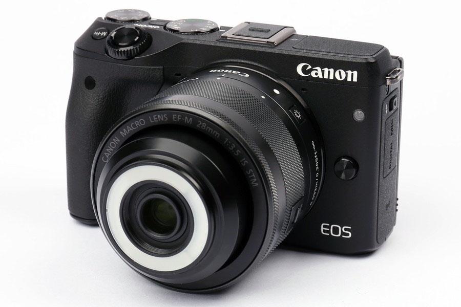 CANON カメラレンズ EFM28mm マクロIS STM 単焦点レンズ