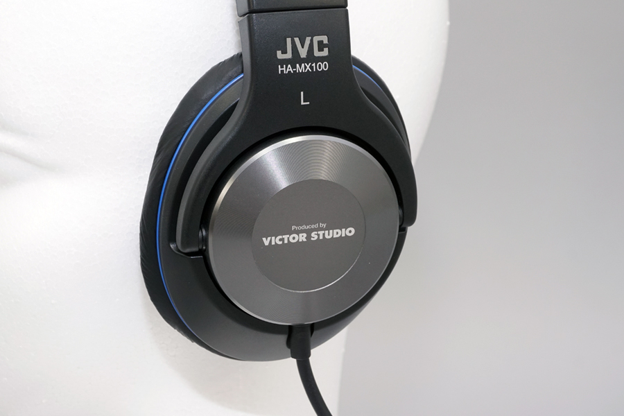 Victor JVC HA-MX100V スタジオモニターヘッドホン ハイレゾ対応 密閉型 ビクタースタジオチューニングモデル ブラック  イヤホン、ヘッドホン