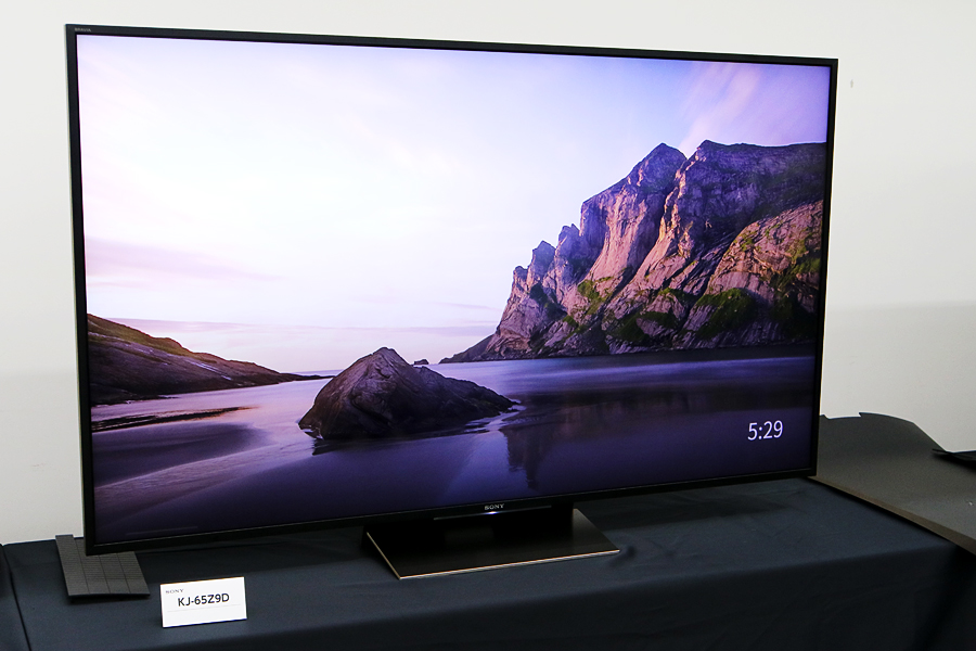 ソニーのテレビ史上最高画質を実現！ 4K液晶テレビ「BRAVIA Z9D 