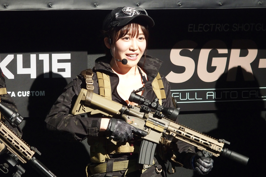 次世代電動ガン「DELTA HK416」の姿も！ 「東京マルイフェスティバル 