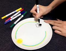 「らくやきマーカー」で世界に1つだけの食器を作ってみた