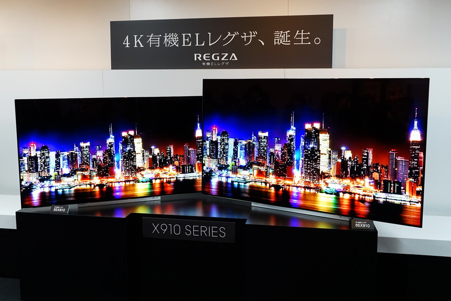 東芝初の4K有機ELテレビ「REGZA X910」デビュー！ 肌色の階調表現に