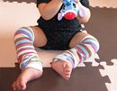 子どもの足を、オシャレに防寒。「レッグウォーマー」