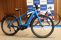 東京2020オリンピックのケイリン先導車の技術を応用したクロスバイクタイプのe-Bikeを見てきた！