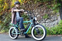 バイクのようなルックスがかっこいい！ 太めタイヤのe-Bike「BRONX BUGGY」は目立ち度バツグン