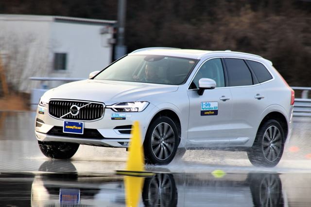 グッドイヤー「E-グリップ」の新タイヤをクローズドコースでテスト!