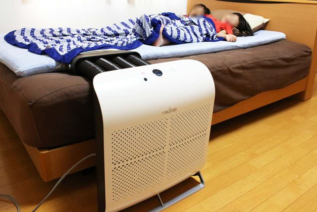 寝苦しさが解消! 送風で暑さが緩和される寝具「ふとんコンディショナー」がもう手放せない!!