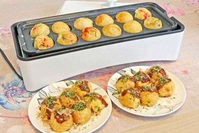 焼きムラなしで誰でも上手に焼ける! 「2wayスリムたこ焼き器」を使ってみた