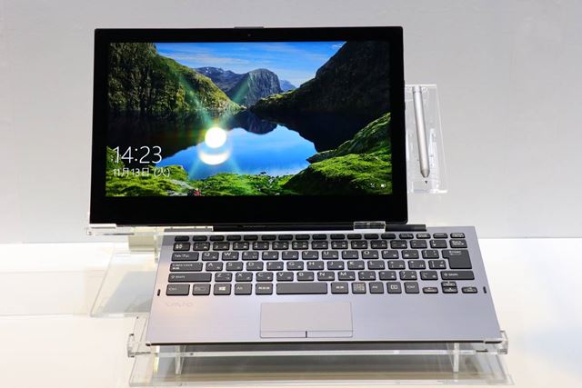 �uVAIO A12�v��2in1�ł���������m�[�gPC�A�G�{���q���g�ɐ��ݏo�����M�~�b�N���������낢