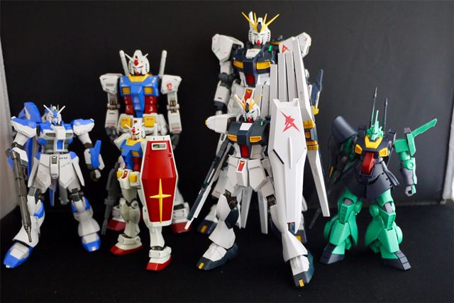 ガンダムだけじゃない! “アムロ・レイ専用機”をガンプラで振り返る