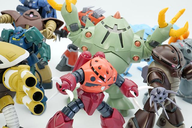 ガンプラ10点セット （水陸両用MS中心） ガンプラ10点セット （水陸両用MS中心）