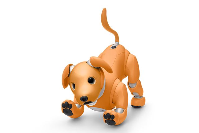 SONY アイボ ERS-1000 送料込 ソニー aibo アイボ ERS-1000 耳＆しっぽ サクラ ゴールド 首輪