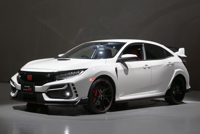 ホンダ「シビックタイプR」マイナーチェンジモデルのフロントエクステリア