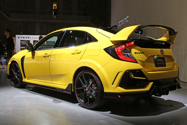 新型「シビックタイプR Limited Edition」のリアイメージ