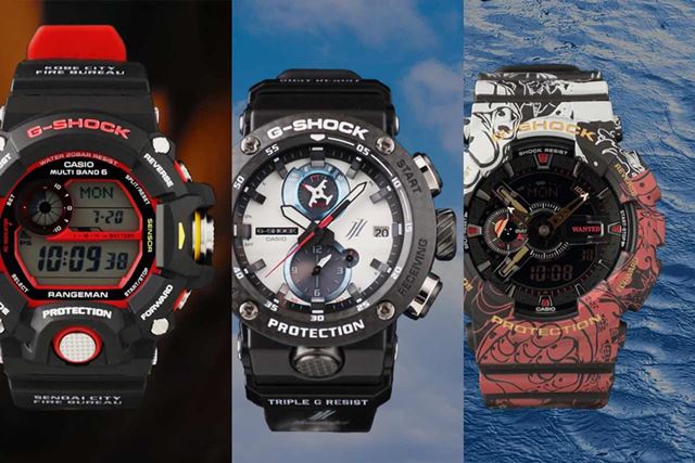 《2020年夏》最注目の「G-SHOCK」コラボ「陸」「海」「空」3モデルをレビュー!