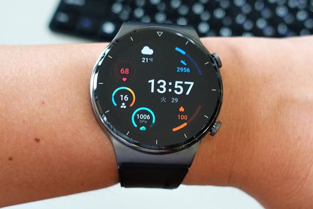 HUAWEI - 【超美品】HUAWEI WATCH GT2 46mm クラシックモデル Amazon.co.jp: HUAWEI(ファーウェイ) Watch GT2 46mm Elite
