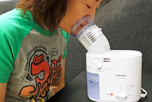 普通のうがいでは届かない!鼻や喉の奥は“スチーム”で加湿&洗浄するといいらしい