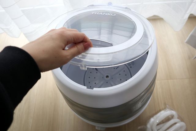 THANKO 折りたたみ洗濯機 SFPSWMLG 収納できる小さい洗濯機「折りたたみ洗濯機」 | 【公式