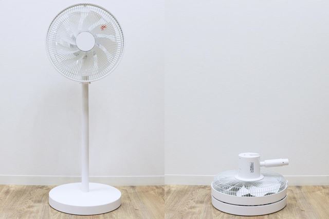 山善 YKHX-FGD30 コンパクト収納DCモーター扇風機 Amazon | [山善] 扇風機 30cm リビング扇 コンパクト収納