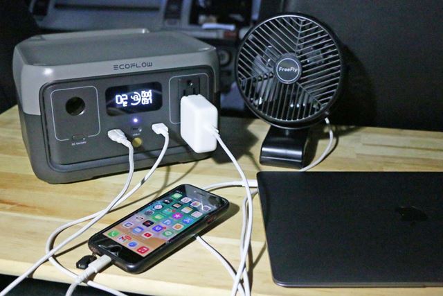 新品★エコフローEcoFlow RIVER2 ポータブル電源 ZMR600-JP EcoFlow ZMR600-JP ポータブル電源RIVER2(256Wh) ウエダ金物