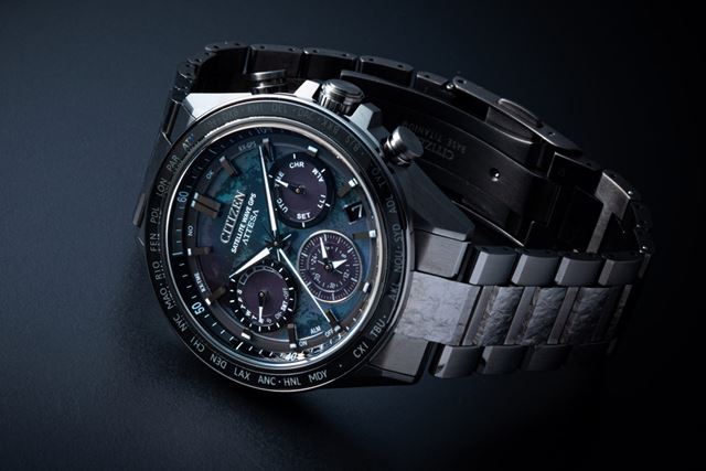 CITIZEN ATESSAダイレクトフライトActLine黒　動作確認済美品 シチズン アテッサ ACT Line ブラックチタンシリーズ エコ