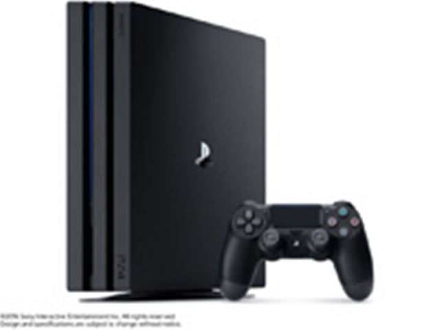 PS4本体とカセット SIE プレイステーション4 Pro HDD 1TB ジェット・ブラック CUH