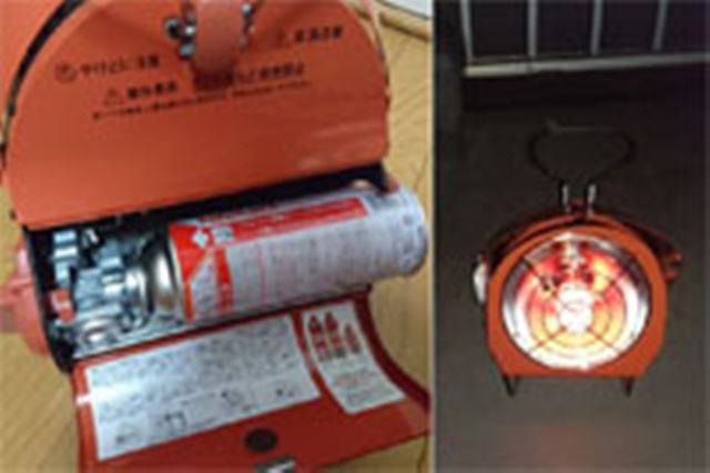 どこでも暖かい…カセットガス式のヒーターが最高なんです