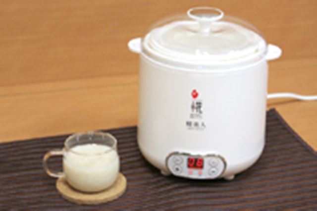甘酒メーカー「糀美人」なら、温度管理不要で甘酒作りが簡単!