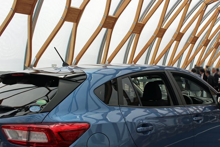 ���[�t�̃V���G�b�g�́A�܂�ŃN�[�y�̂悤�ȗ����^