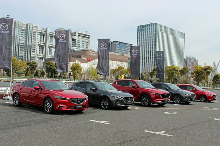 �ui-ACTIVSENSE�v�́A�u�A�e���U�v�u�A�N�Z���v�uCX-5�v�uCX-3�v�u�f�~�I�v��5�Ԏ�ɕW�����ڂ����\��