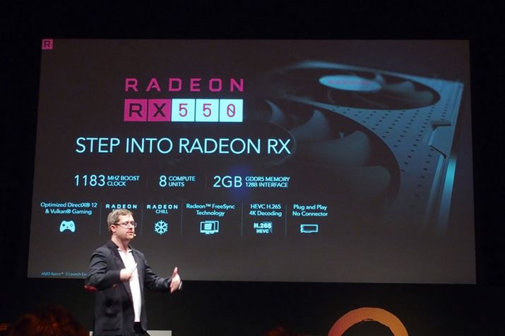 uRadeon RX 550v̊Tv