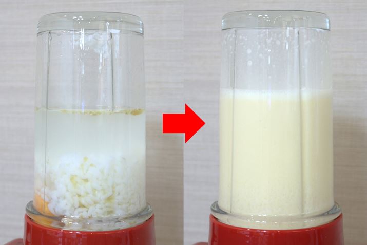 �ޗ������ׂ�10�b�قǃ~�L�T�[�ɂ����܂�