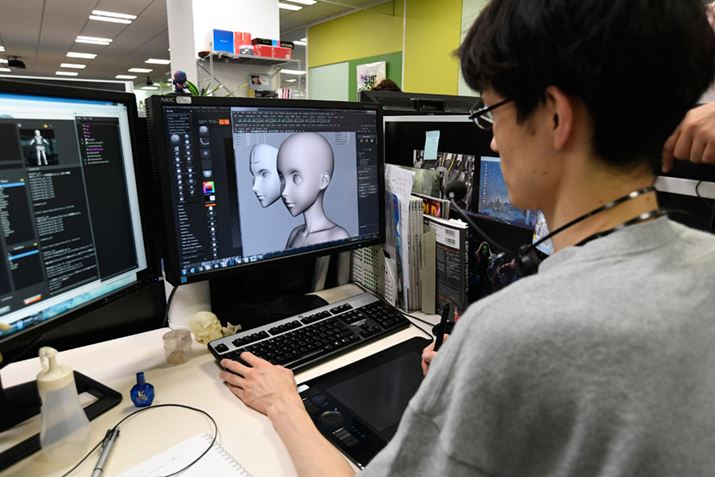 �wBLAME!�x�̃L�����N�^�[�̃��f�����O