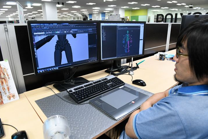 �L�����N�^�[�̉����̃��O���t������