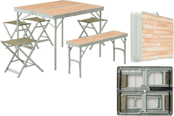 gp̃TCY̓e[u930ij×820isj×375/690ijmmAx`870ij×250isj×400ijmmAXc[mLn390ij×345isj×410ijmmAXc[mMn390ij×300isj×410ijmmBe[ȗω׏d͖40kgłB܂肽ݎŁA[TCY͖430ij×945isj×105ijmmAdʂ͖11.3kg