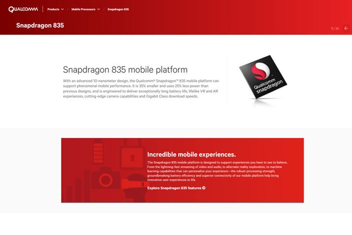 グ4@͂ANARЂ̍ŐVnCGhCPUłSnapdragon 835𓋍ڂĂ