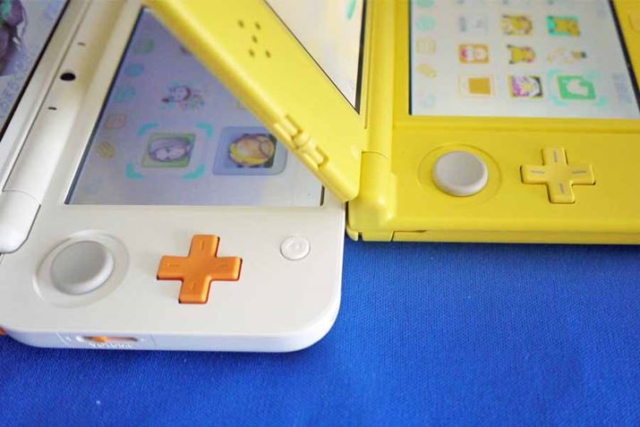 3DXeBbNƏ\{^̊ԊuuNew 2DS LLv̂قLȂĂ܂