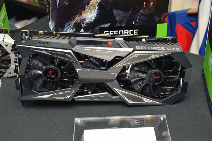 nCGhOCf́uiGame GTX1080Ti Vulcan X OCvB{̏dʖ1630gƂdʋ̃f