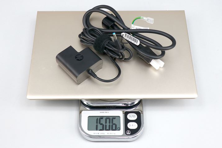 ACA_v^[͏^AP[uďdBACA_v^[݂̏dʂ͎1506g